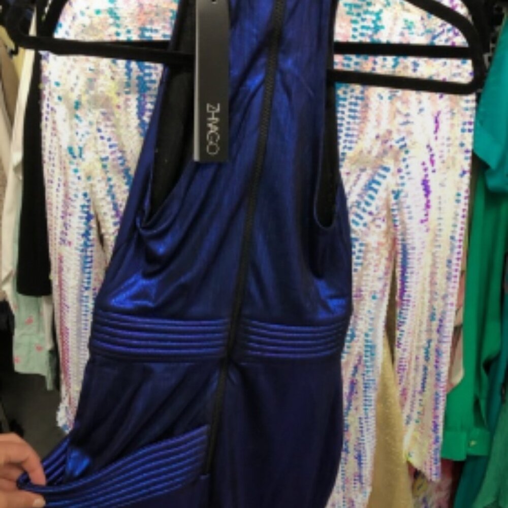 Zhivago miracle metallic blue dress - Picture 5 of 6